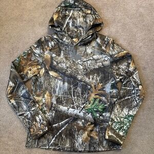 Realtree Edge GIrls' Camouflage Hoodie with Gaiter Youth Size Small 4/6